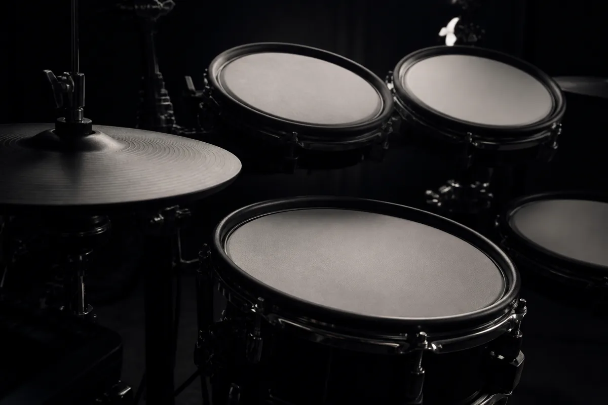 Placeholder: close-up of digital drum pads